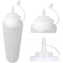 Kit 6 Bisnaga 1000ml Tubos para Maionese Lanchonete Restaurantes Food Trucks