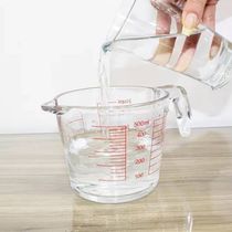 2 Jarras Medidoras 500ml Vidro com Alça Marcação Lyor Copo Medidor para Receitas