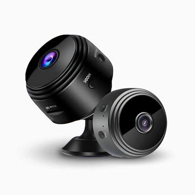 Mini Câmera A9 Wi-Fi Full HD com Visão 150°, Gravação em Cartão SD e App para Celular