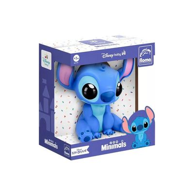 Boneco Vinil Minimals Stitch Disney Baby Coleção 15cm Roma