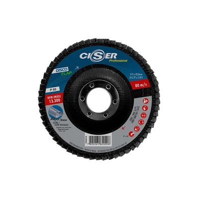 Disco Flap Std 115mm Fibra Cônico 60 - Ciser 60