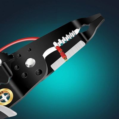 Alicate Decapador Multifuncional Cortar Enrolar Separar Fios