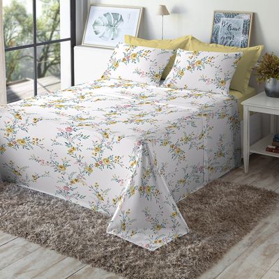 Jogo de Cama King Size 180 Fios Fiori - Carmen V (7379-5)