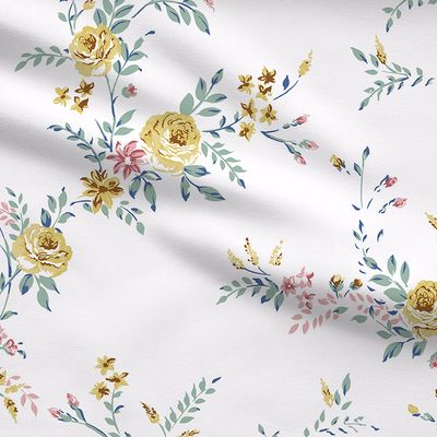Jogo de Cama King Size 180 Fios Fiori - Carmen V (7379-5)