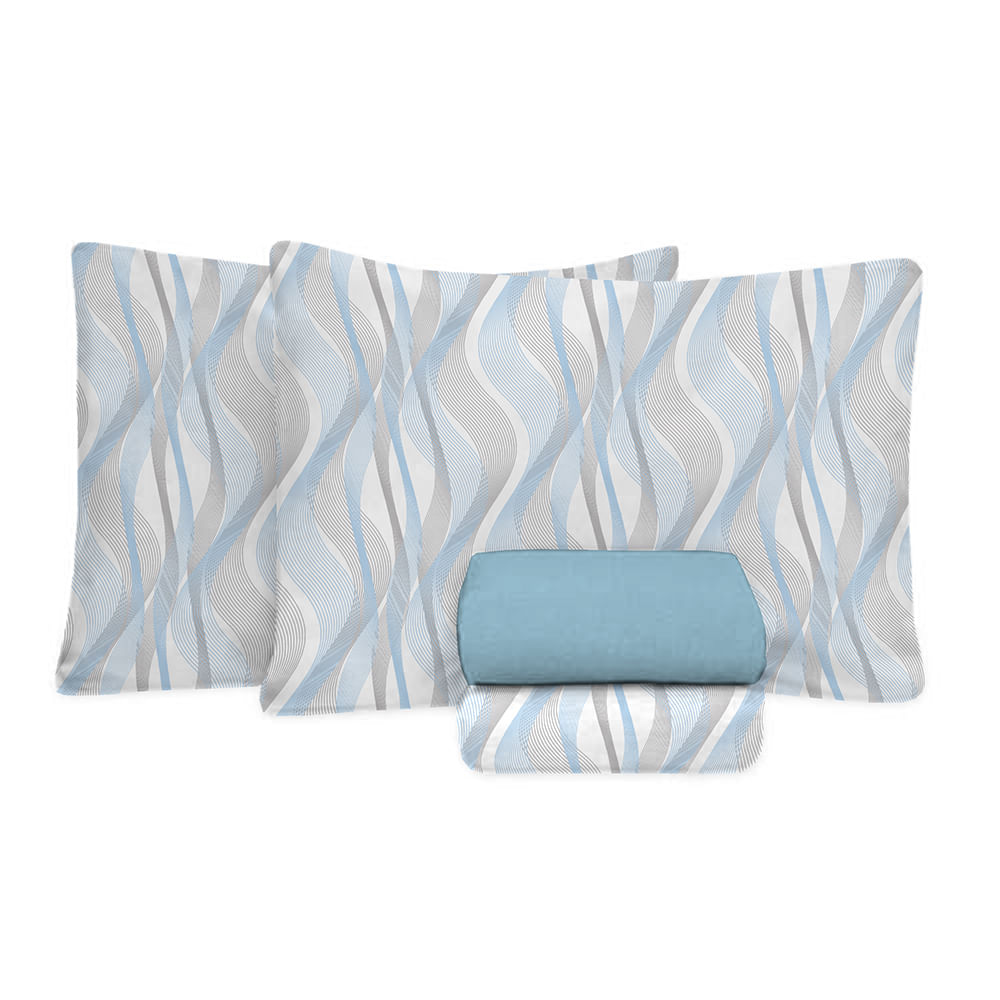 Jogo de Cama King Size 200 Fios Fiori - Júnior (7408-1)