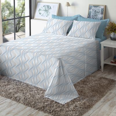 Jogo de Cama King Size 200 Fios Fiori - Júnior (7408-1)