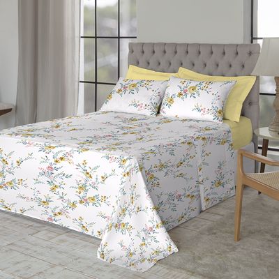 Jogo de Cama King Size 180 Fios Fiori - Carmen V (7379-5)