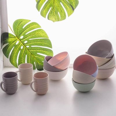 Bowl Lyor Bambu 400ml Saladas Sobremesas Sortidos Lines 13x7cm Tigela para Caldos Sopas