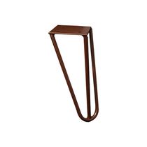 Kit 20 Pés De Metal 15 Cm Legs Mesas De Centro Puffs Bronze