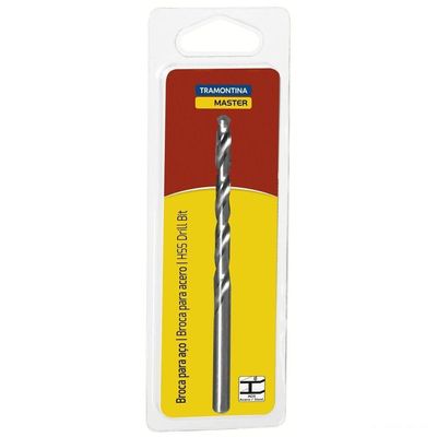Broca Para Aço 1/8" Tramontina Em Aço Rápido Hss Com Corpo Polido E Envernizado Tramontina