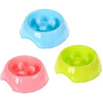 Comedouro Tigela Alimentação Lenta 18x5,5cm 350ml Rosa
