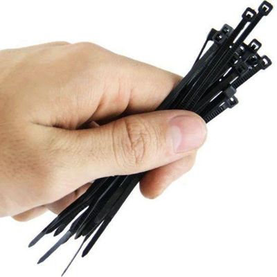 Abraçadeira De Nylon 6,5x450mm - 50 Unidades Preto