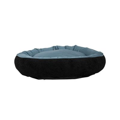 Cama Pet Comfy Preto-azul 70x70x20cm
