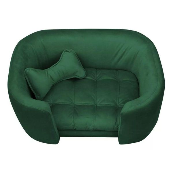 Cama Pet Poltrona Baby Hanna Veludo - Ssx Multicoisas Cor Verde