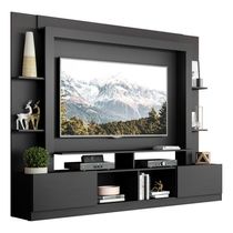 Estante Com Suporte Para Tv Até 65´´ Oslo Fg3386 Preta