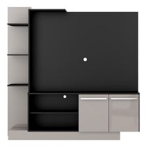 Estante Para Tv Até 55´´ Denver Fg2473 Preta/lacca Fumê