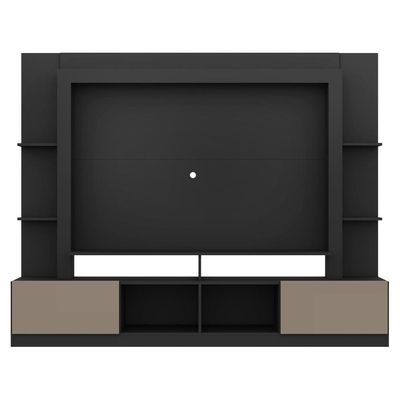 Estante Para Tv Até 65´´ Oslo Fg3395 Preta/lacca Fumê