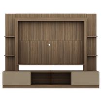 Estante Para Tv Até 65´´ Oslo Fg3395 Madeirada/lacca Fumê