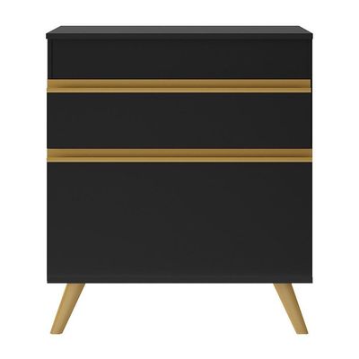 Gabinete De Banheiro Retrô 70 Cm Fg5024 Preto