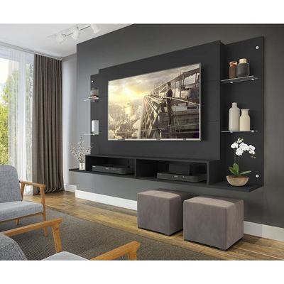 Painel Para Tv Até 60´´ Nairóbi Fg2739 Preto