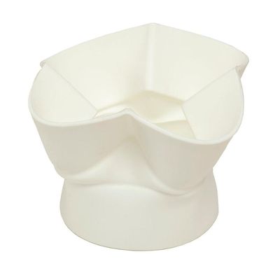 Cesto 2 Em 1 Silicone Flexível Multiuso Decoração Silikomart Cor:branco Branco