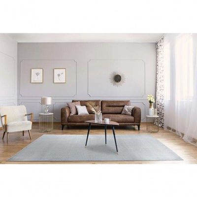 Tapete Turco Sala Sofisticato 03 - 200 X 250Cm Off White/Cinza