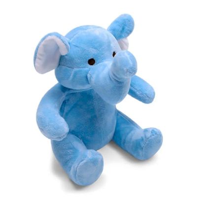 Manta e Bichinho Pelúcia Buettner Baby Microfibra Elefante Azul