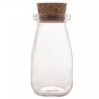 Mini Pote Tampa Rolha 100ml Vidro Lyor Lembrancinhas Porta Mantimentos Decorativo Transparente