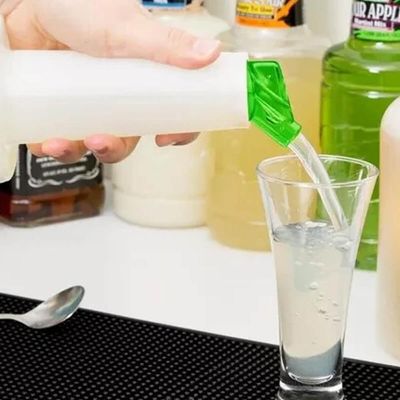 Kit 4 Garrafa Storen Pour 1l Verde Weck Mixologista Licores Caldas Bar Drink