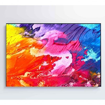 Quadro Formas Abstratas 90x60 Cm Vidro Impresso
