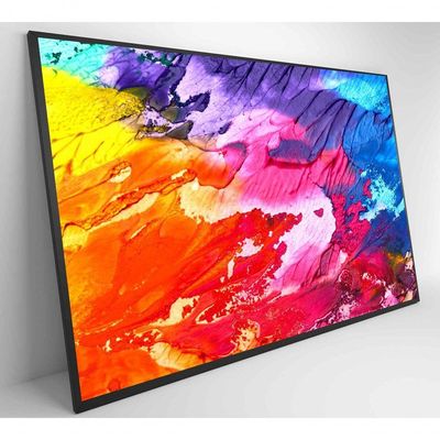 Quadro Formas Abstratas 90x60 Cm Vidro Impresso