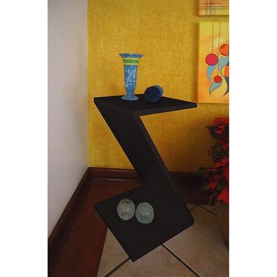 Mesa Z Lateral de Apoio ou Mesa de Cabeceira Preto Laca