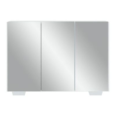 Aparador 3 Portas Com Espelho Mp1014 Branco