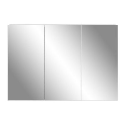 Aparador 3 Portas Com Espelho Suspenso Mp1012 Branco