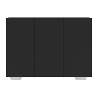 Aparador 3 Portas Mp1010 Preto/Branco