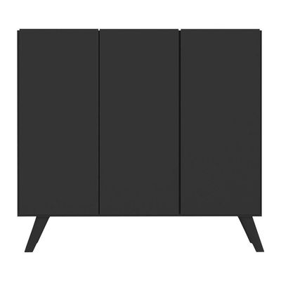 Sapateira Retrô 3 Portas Nina Mp6018 Preta