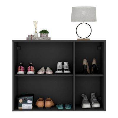 Sapateira 3 Portas Suspensa Nina Mp6017 Preta
