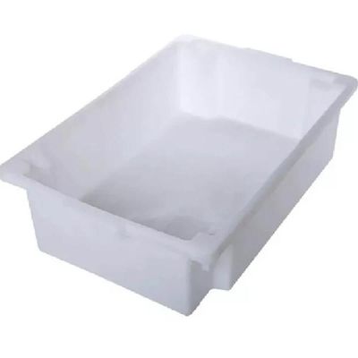 Kit 10 Caixas Plástica Restaurante Geladeira Legumes Verduras 4,2L Tampa Ventilável Organizadora