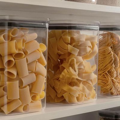 Pote Organizador Porta Mantimentos Hermético 3,5L Ou Linha Block Plástico Natural