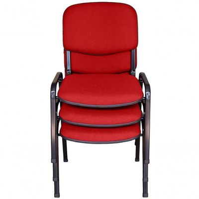 03 Cadeiras Para Auditórios Linha Hotel Auditório Vermelho