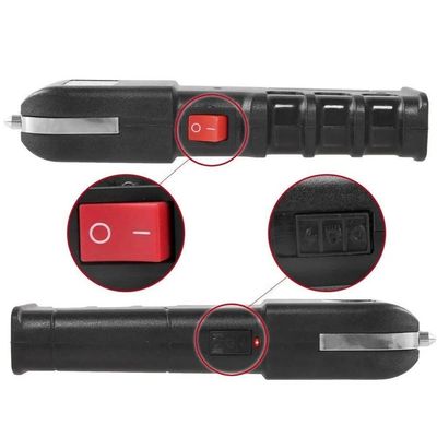 Máquina de Choque Taser 928 Type C/ Lanterna Led (G) - Taser Gaoya 12.000V com Lanterna e Trava de Segurança