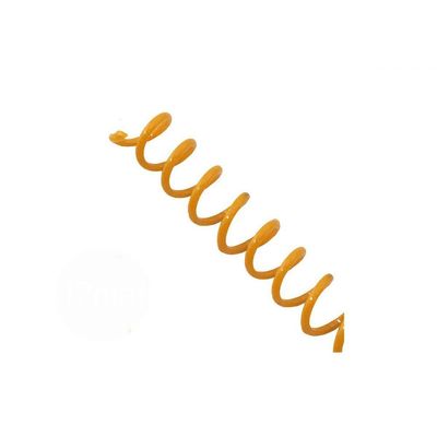 Espiral Encadernação Laranja 17mm 100 Folhas 100 Unidades