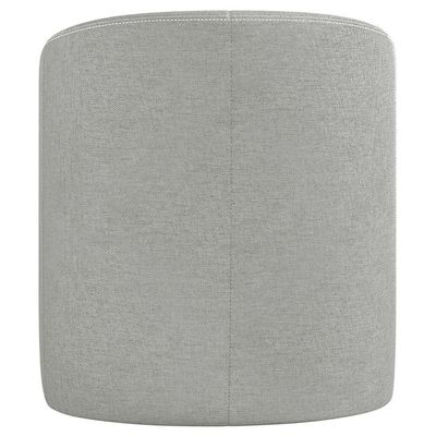 Poltrona Decorativa Giratória Para Sala De Estar Siena K01 Linho Cinza - Lyam Decor