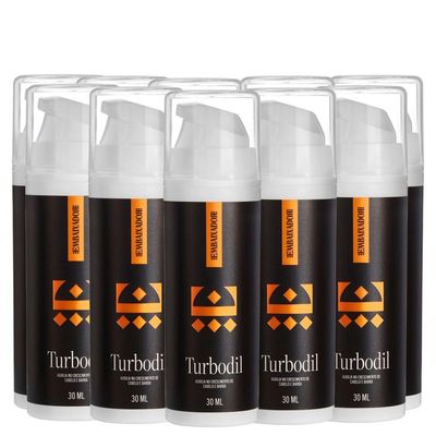 Kit 10 Blend Crescimento Barba E Cabelo Turbodil Embaixador 30Ml