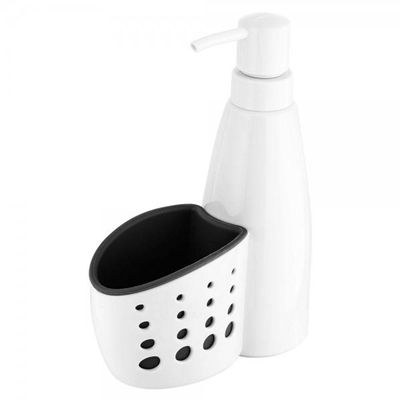 Dispenser Com Suporte Plástico 15x7x20cm 1un