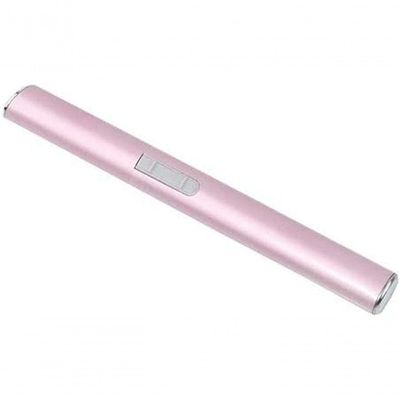 Depilador Aparador Sobrancelha Facial Elétrico Caneta Rosa