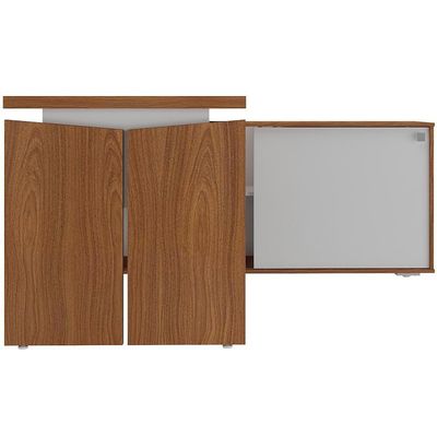 Mesa Para Escritório Home Office Em L 170x155cm Unik A02 Freijó Branco - Lyam Decor