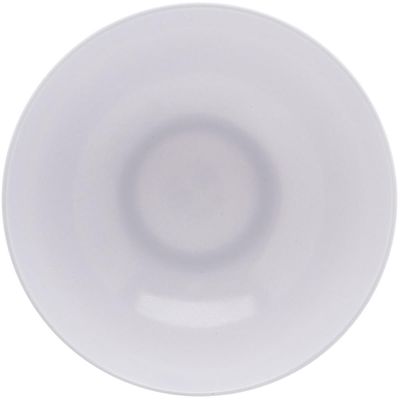 Kit 50 Bowls Melamina Branco 400ml Milão Lyor 15x6cm Cumbuca Tigelas Caldos Cereais Saladas