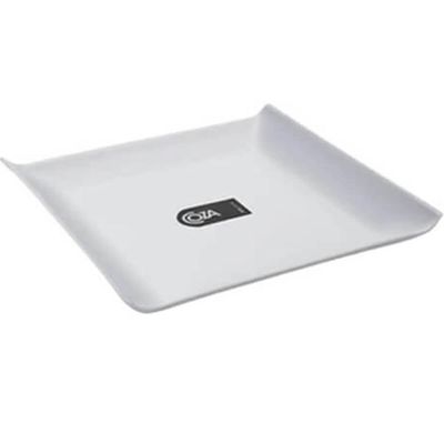 Kit 48 Pratos Restaurante Quadrados Cosy 16cm Mini Bandeja Servir Hotel Buffet