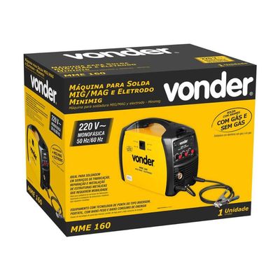 Máquina para Solda e Eletrodo 160A 220V Monofásica Vonder MM